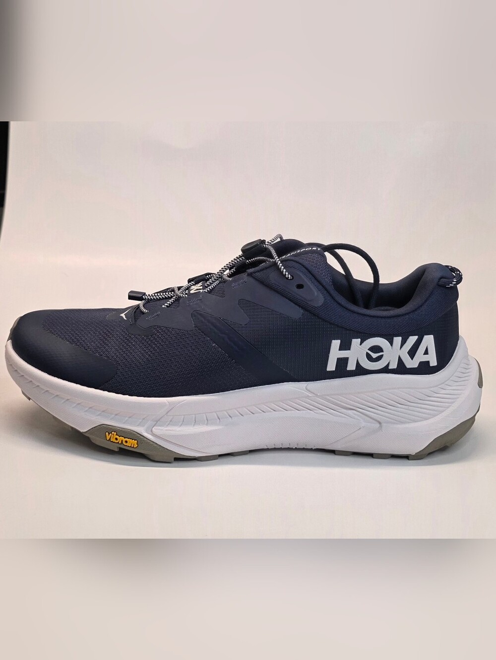 Brand-New Hoka Transport  Versaty Navy White  1123153 Running Shoes Men's 11 D